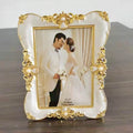 European Creative Wedding Photo 7 Inch Resin Photo Frame Wholesale Inlaid Pearl Photo Frame