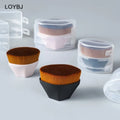 55 Magic Flat Foundation Kabuki Brush Soft Synthetic Face Makeup Brush Liquid Foundation Concealer Cream Plastic Cover MegaBDM