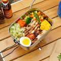 Eco Friendly Modern Camping 304 Food Container Outdoor Camping Gift Set