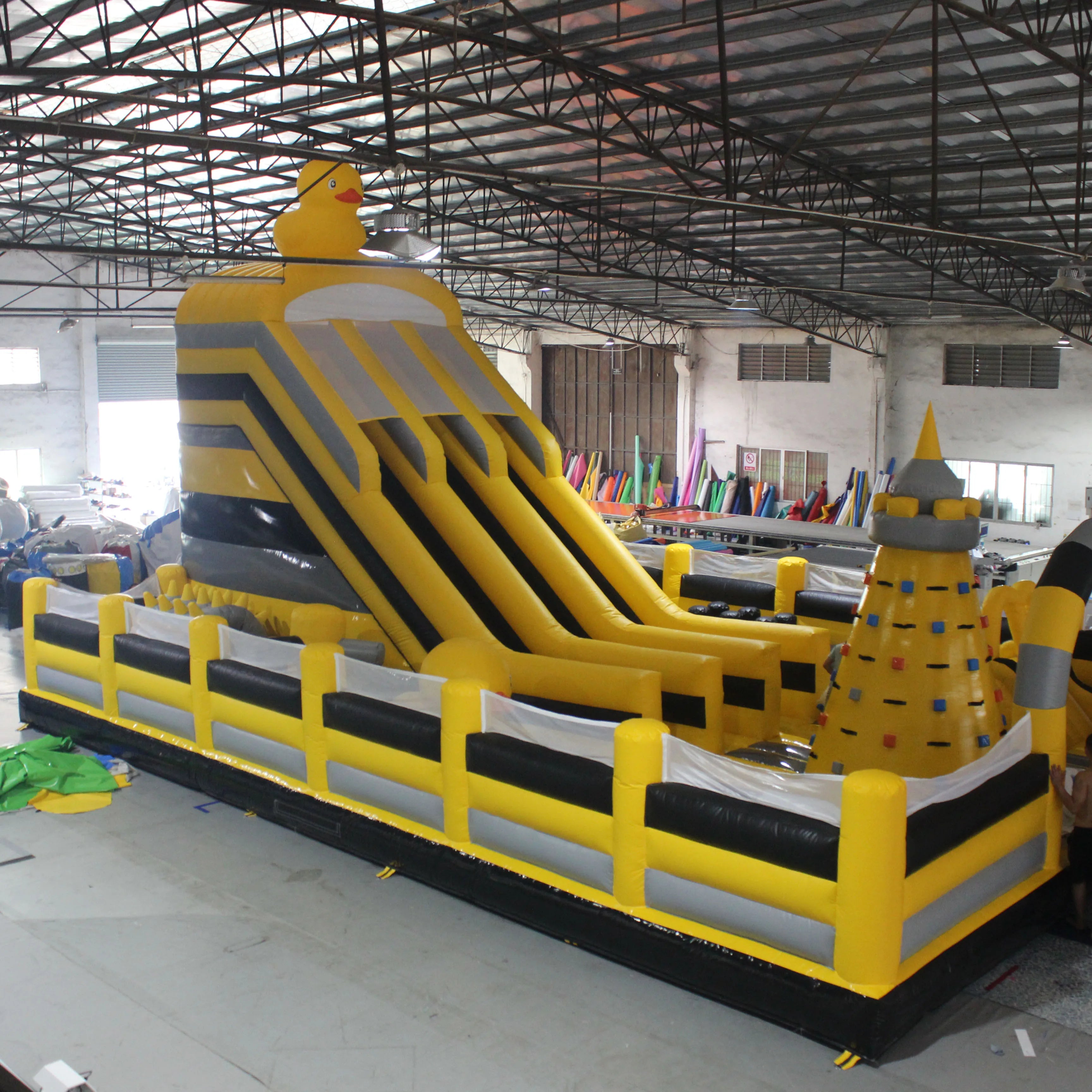 2025 Factory Customised Commercial Castle Shape Large Outdoor Water Park Inflatable Water Slide