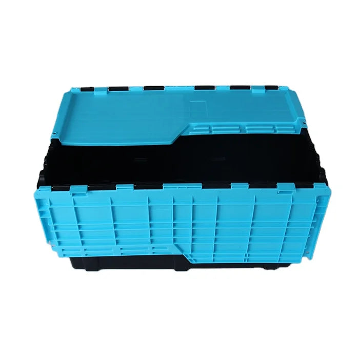 JOIN Blue Stackable Plastic Tote Bin Heavy Duty Nesting Crate for ASRS Warehouse Automated Handling Systems Industrial Storage MegaBDM