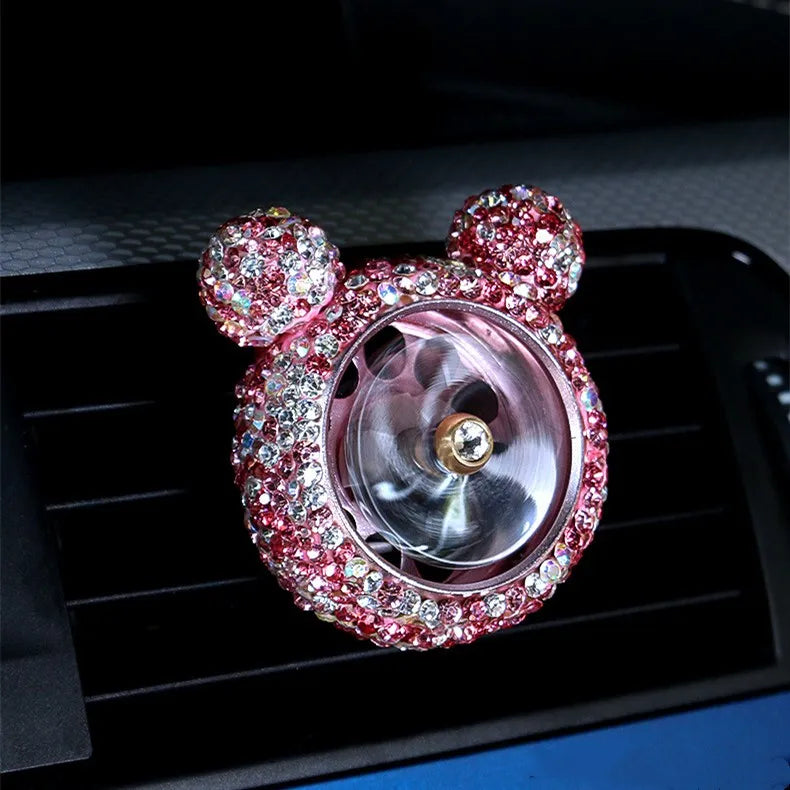Hot Selling Car Air Freshener With Vent Clip Car Scent Perfume Crystal Bottle Aromatherapy Scented Car Diffuser