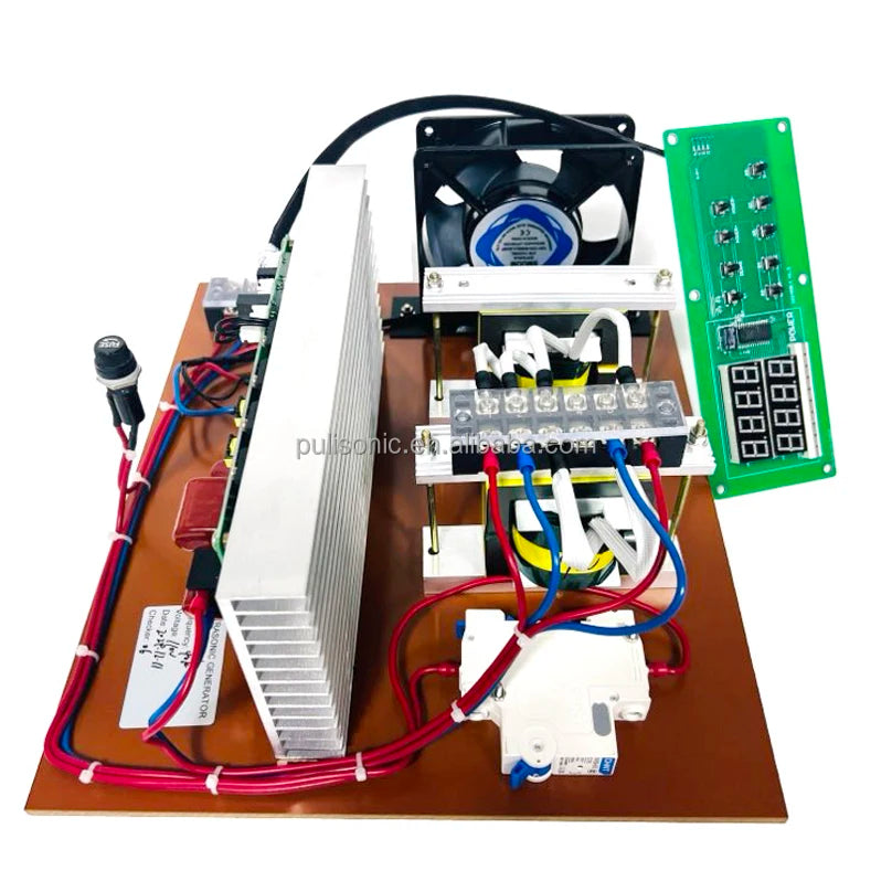 2000W Sweep Frequency Ultrasonic PCB Circuit Cleaner Board Low Frequency Ultrasonic Pcb Board Piezoelectric Generator Circuit