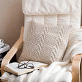 V-shaped Thick Wool Knitted Pillow Home Soft Decoration Pillow Cover Nordic Photography Cushion Cover