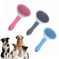 Pet Slicker Brush Dog Cat Grooming Shedding Brush Stainless Steel Massaging Tool Cleaning Comb
