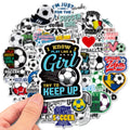 50pcs  Football Score Stickers Sports Competitive Personality Creative Cup Notebook Collection Children DIY  Bottle Decoration
