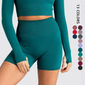 AOLA High Lightweight Seamless Women's Sportswear Butt Lifter Yoga Pants Gym Fitness Workout Athletic Shorts Four-Way Stretch