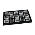 Jewelry Tool Diamond Box Set with Logo Changeable Logo Plate Gemstone Display Showcase Tray Set Gem Holder