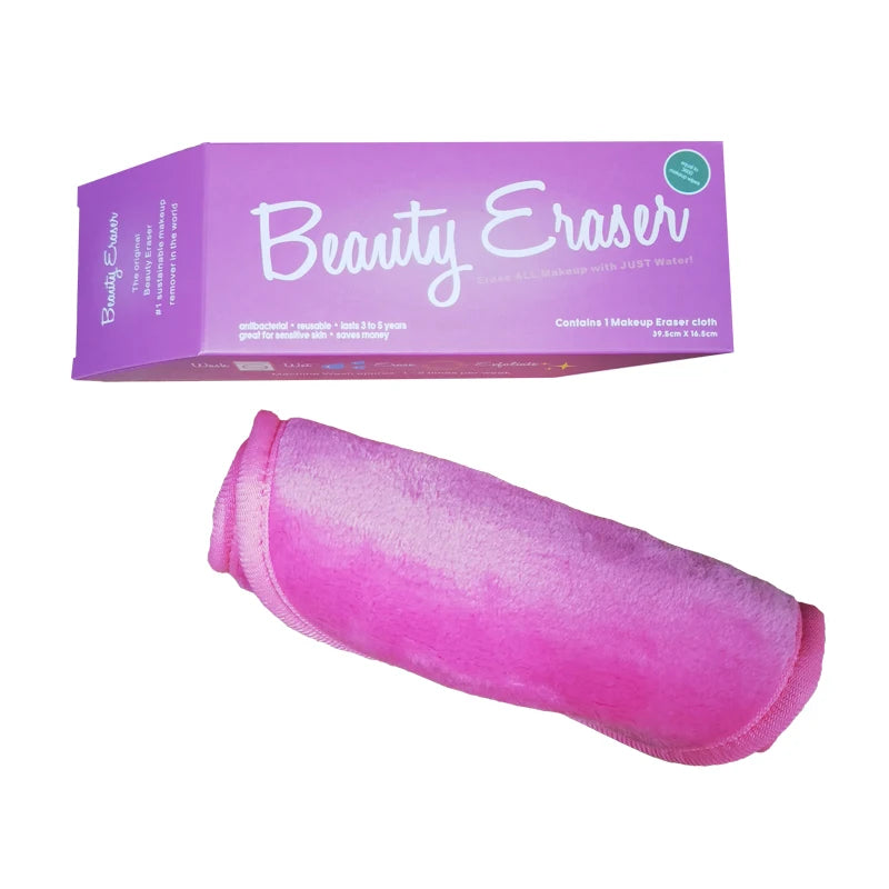 Microfiber Miracle Makeup Remover Face Cloths Deep Cleaning Water Clean Eraser Plain Style
