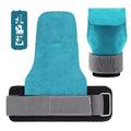Palm Grips Wrist Straps Cowhide Leather Customizable Cross Training Weight Lifting Comprehensive Protection Unisex Fitness