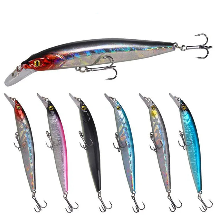 WEIHE Bass Fishing Wobbler Hard Lure 12CM 11.8G Minnow Lure Hard Bait Fishing Lures Wholesale