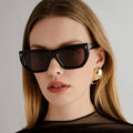 STORY STY3818N Olive Green Custom Sun Glasses Vintage Rivet Square Shades Sunglasses Gray Frame Blue Light Blocking Glasses 2025