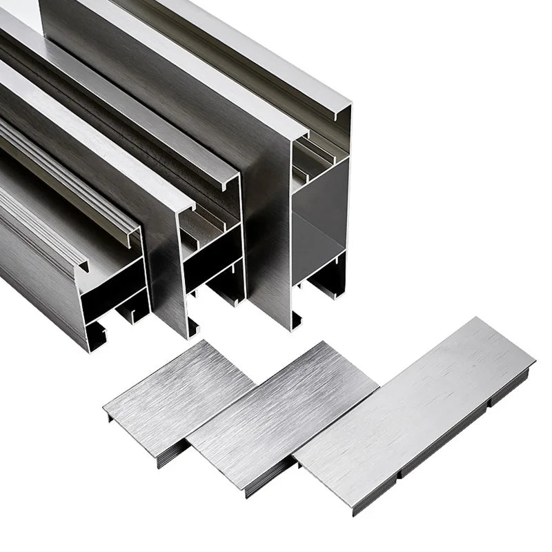 Factory Cheap Price 5CM Height Toilet H Shape Aluminium Alloy Profile WC Cubicle Partition Foot Cover for Washroom