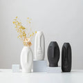 art feel nordic home decor human face ceramic vases for flower