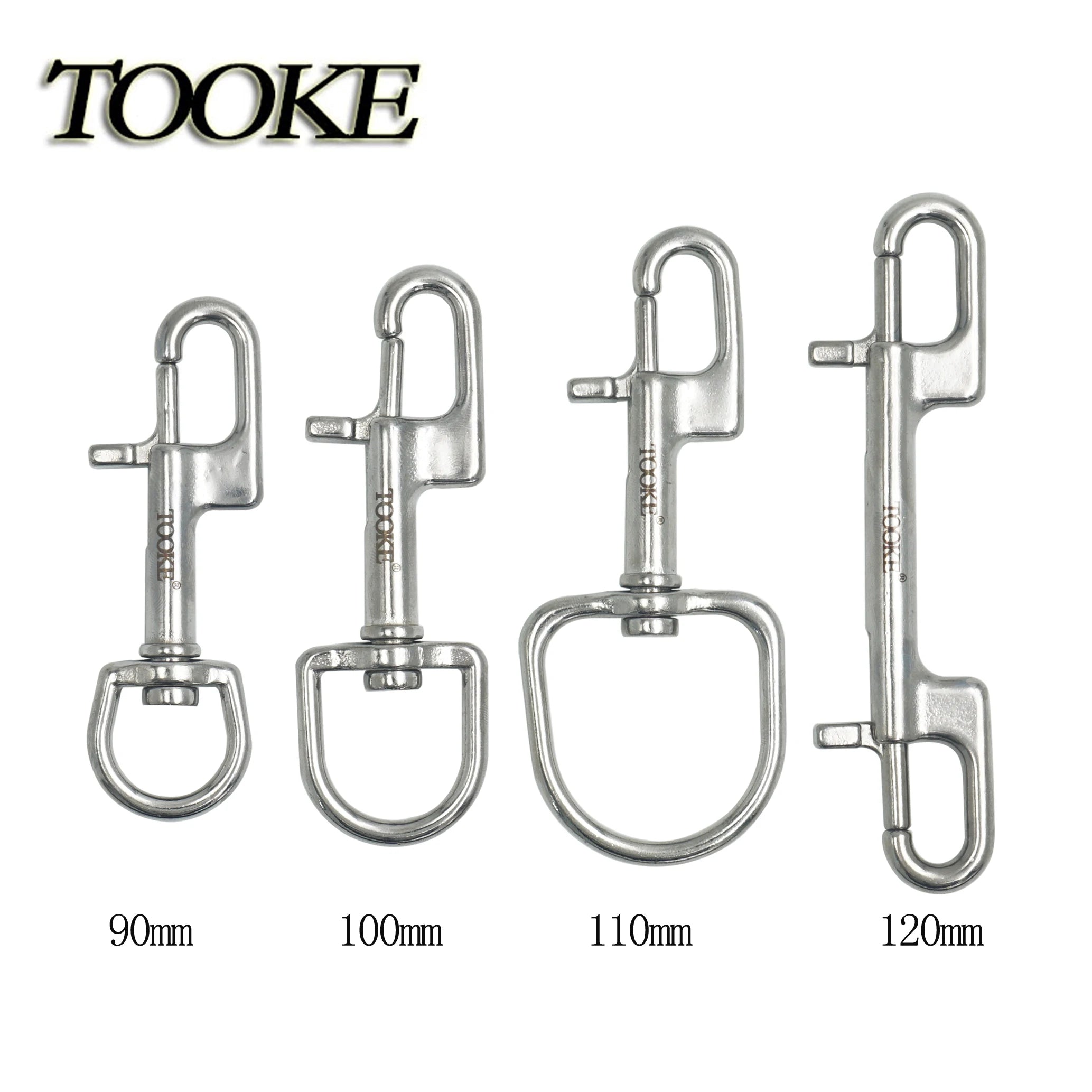 Dropshipping Stainless Steel Egg Quick Link Carabiner Ended Bolt Snap Clip Hook BCD Accessories Diving Equipment