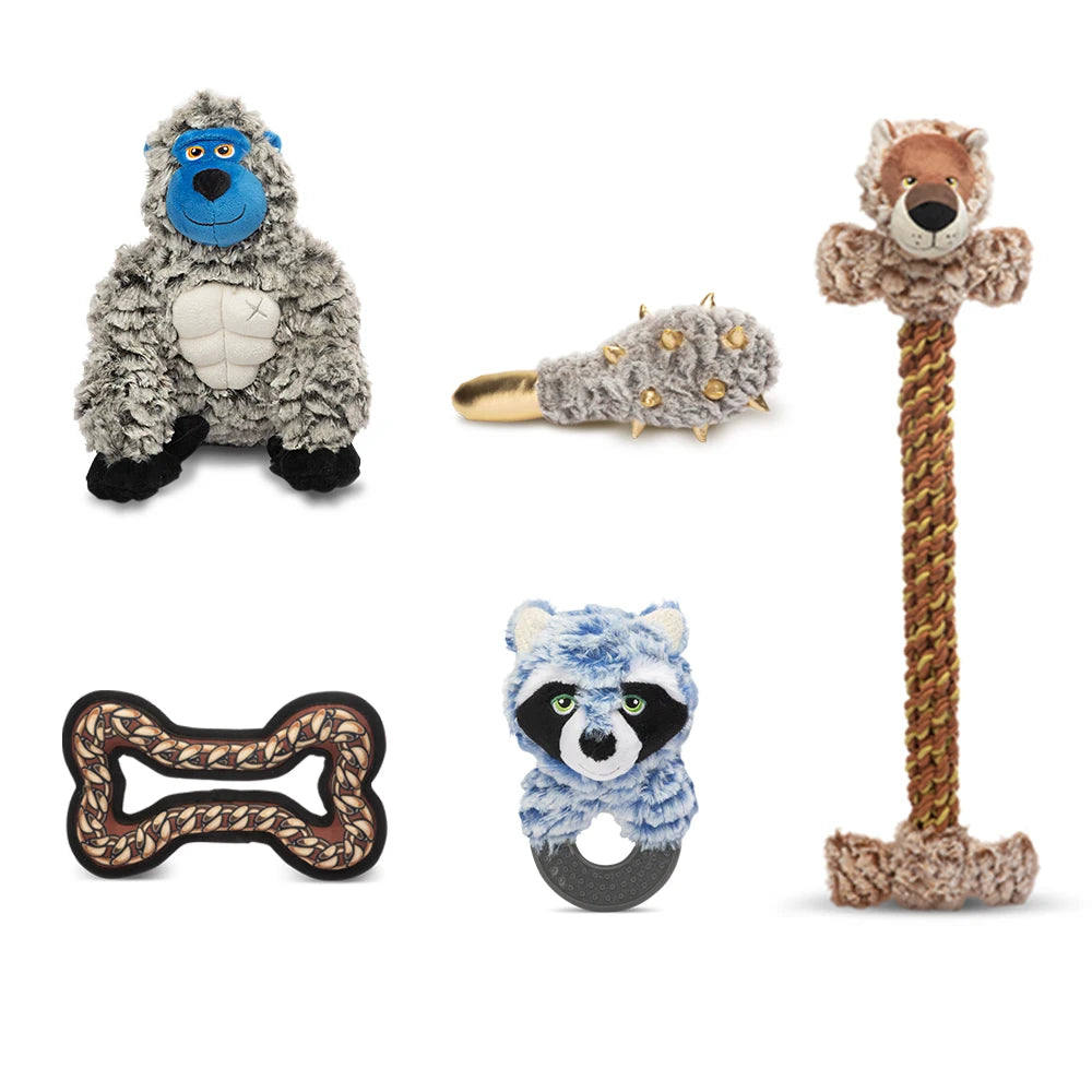2025 New Design Factory Hot Sale Wholesale Dog Plush Toys Pet Squeaky Squeak Toys Dog Bites Plush Pet Toys
