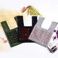 2023 New Shining Luxury Ladies Full Rhinestones Thank You Women Evening Purse Vest Shape Handbag Shopping Clutch Bag