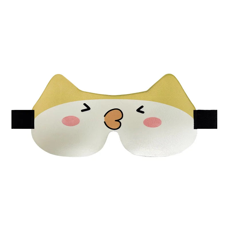 Customization 3D Contoured Eyemask for Airplane Blocking Light Travel Blindfold Sleeping Eyemask
