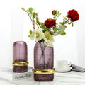 Modern Scandinavian INS Style Stained Glass Vase Home Simple Creative Hydroponic Container Decoration