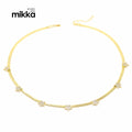 Hot Sale Snake Chain Star Necklaces Gold Plated Romantic Star Women Jewelry Necklaces Accessories