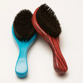 Custom Wooden 360 Wave Brush for Men Cushion Features Laser Type Natural Wood Material Boar Bristles Hair Brush