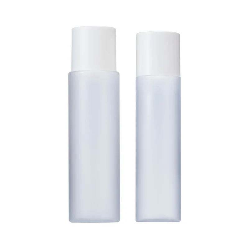 Custom  logo PET 150ml 200ml Frosted Toner Bottle with White Screw Cap in Good Price