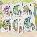 Gentle Series Garden Theme Decorative Stickers 10 Sheets per Pack Window Theme Handbooks Bottom Stickers Spring Gentle Series