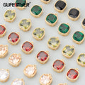 MC46 Jewelry Accessories18k Gold Platednickel Freecopperzirconscharmsdiy Pendantsmaking Findings6pcs/lot