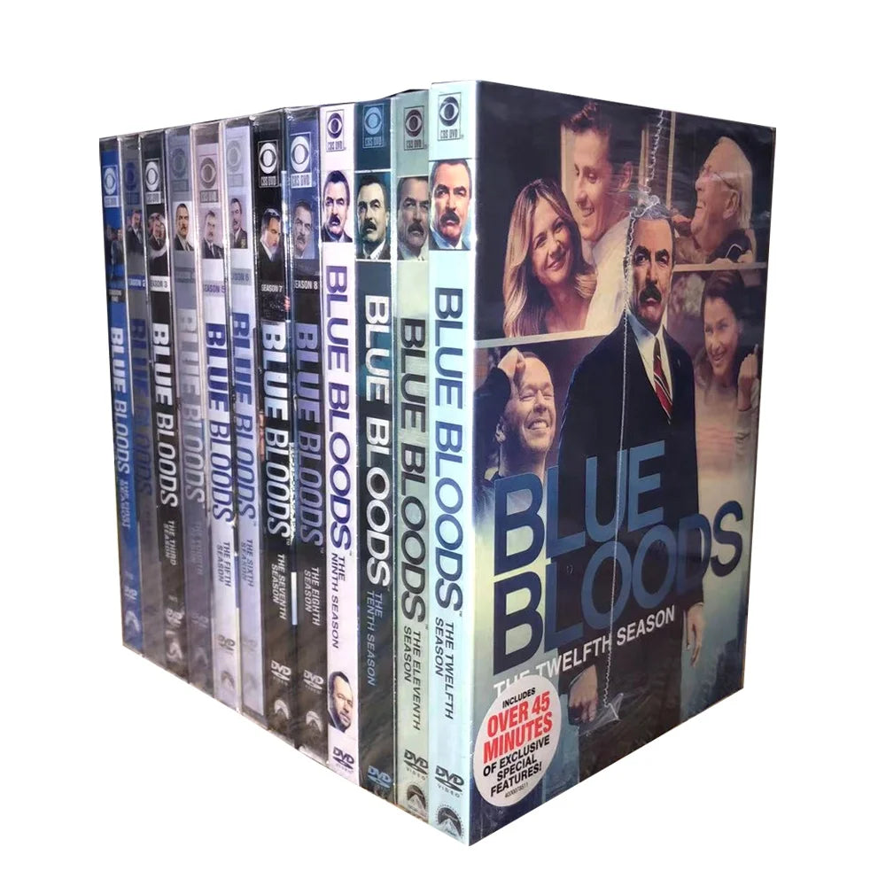 DVD BOXED SETS MOVIES TV Show Films Manufacturer Factory Seller Supply Blue Bloods Season 1-12 66DVD Complete Series