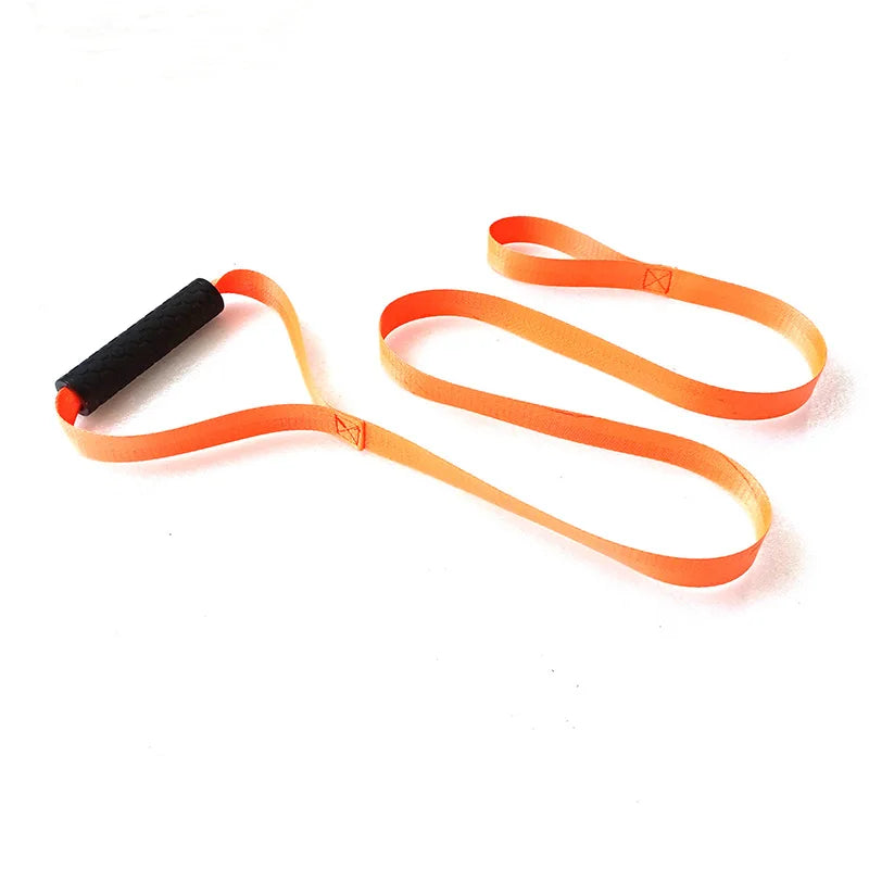 Deer Drag and Harness Tow Rope Reflective Strip Webbing Multipurpose Comfort Grip Heavy Duty Dragging Rope Deer Puller Wristband