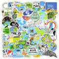 50Pcs Environmental Protection Graffiti Stickers for Car Laptop Luggage Children Education Logo Vinyl Sticker