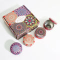 Hot Sale Luxury Stock Round Small Empty Candle Tin Box for Gift Set