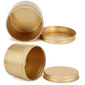 pink Black Red Gold Aluminum Tin Aluminum Lip Balm Metal Tin Containers Round Cosmetic Sample Metal Empty Box Tin Can