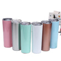 20 oz Stainless Steel Insulated Coffee Tumbler Cup Custom Vacuum Insulated Thermos Tumblers with Slide Lid Coffee Mugs Cups