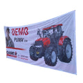 Custom Logo Printing Vertical Hanging Polyester Fabric Banner for Sport