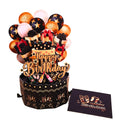 Promotional Birthday Greeting Cards With a Background Featuring a Birthday Cake Balloons and Gifts 3D Pop-up Style Card