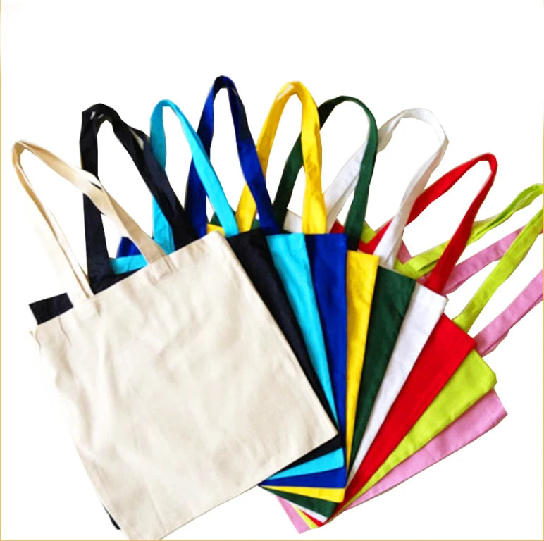 Hot Sale Customized Eco-friendly Cotton Canvas Tote Bag with Custom Logo Beach & Gift Promotion Shopping Bag