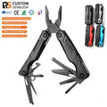 High Quality 13 in 1 Stainless Steel Blade Aluminum Handle Multi-purpose Outdoor Survival Multi-tool Folding Camping Pliers