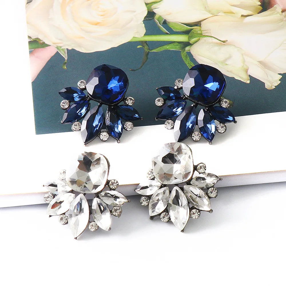 JJ50125 Wholesale Women Fashion Earrings Exaggerated Stud Earrings Jewelry