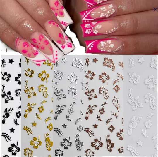 New Style Factory Price Valentine's Day Nail Art Stickers Exquisite Long-lasting Nail Jewelry Decals MegaBDM