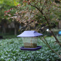 Hummingbird Eco-Friendly Solid Pattern Plastic Bird Feeder Simple Style Indoor/Outdoor Portable Hanging Waterproof IPX5 Quadrate