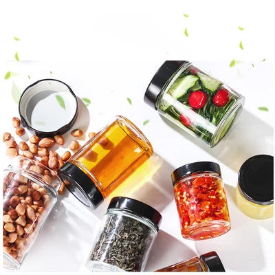 Food Grade Large Heat Resistant Sealing Glass Food Mason Jar Storage Glass Jar