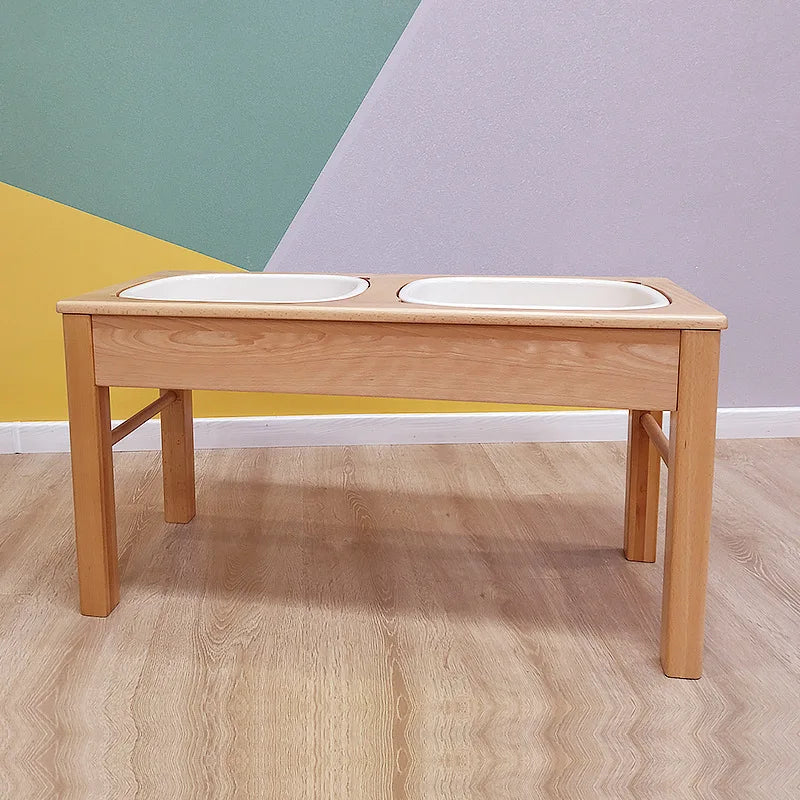 Montessori Sensory Table Kids Montessori Wooden Furniture Preschool Sensory Activity Sand and Water Table