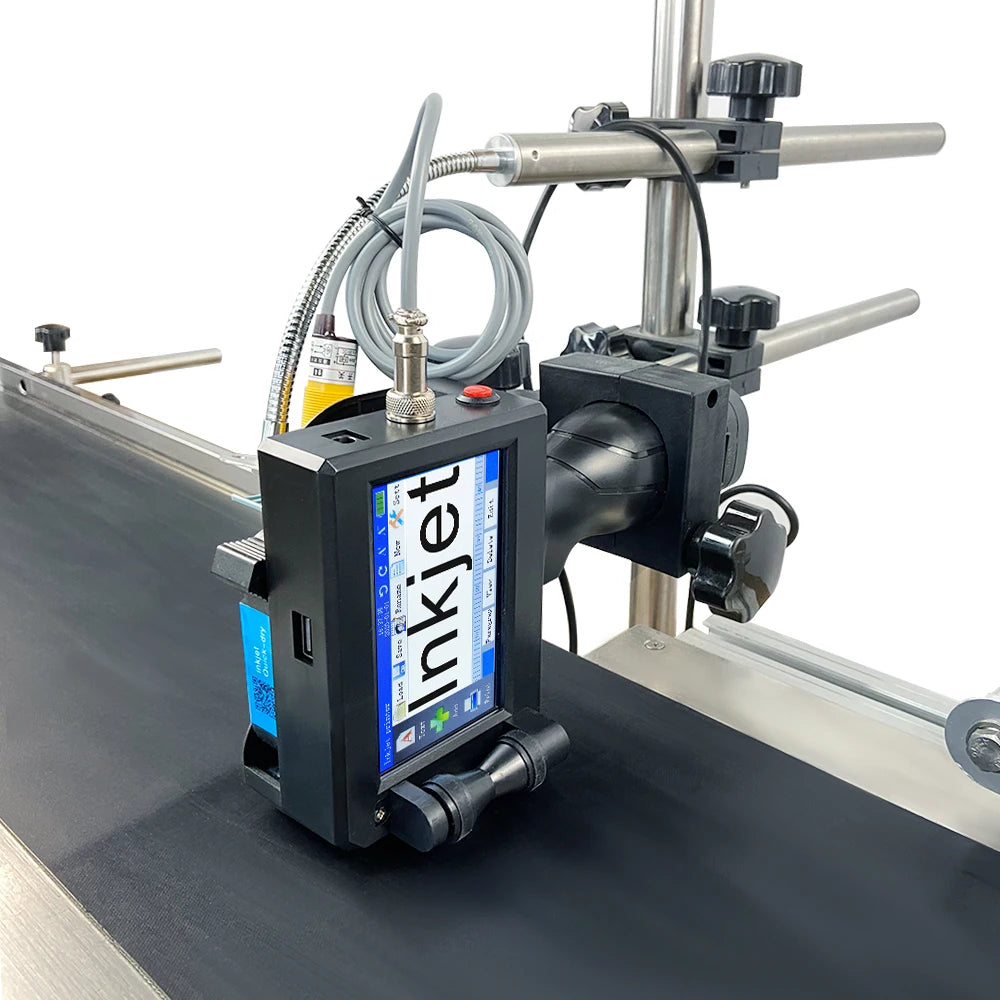 Kelier 2023 New Inkjet Plastic Hand Jet Printer Coding Machine Expiry Date Inkjet Printer Printing Barcode QR Code Date