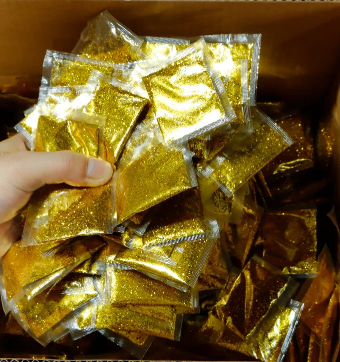 Wholesale Holographic Metallic Fine Glitter 3g/Bag Non-Toxic for Gift Craft Resin Slime Festival Decorations