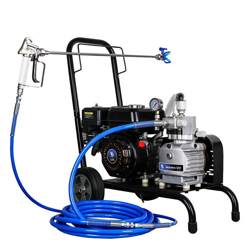 YG Gasoline Powerful Large Flow Steel Structure Fire Prevention Latex Paint Sprayer Airless Spraying Machine for Construction