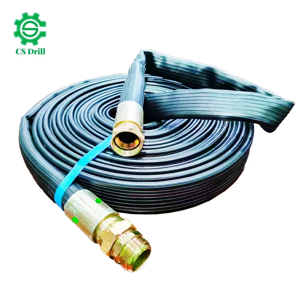 Good Quality High Air Pressure Water Hose Pipe for Air Compressor Drill Rig Retractable With Connection Hose