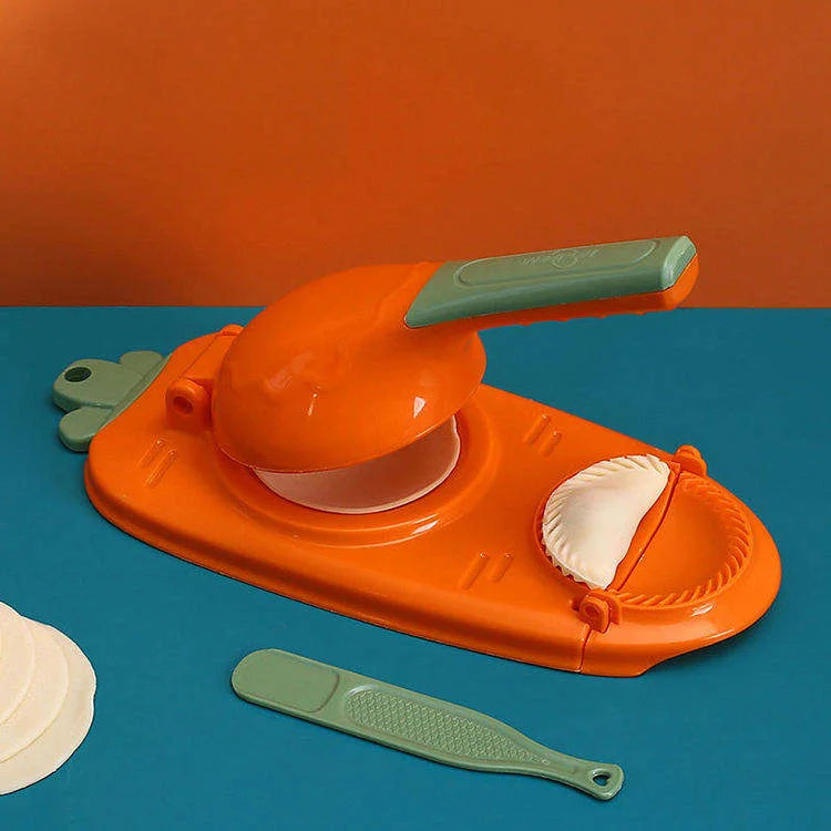 CHUJU Kitchen Dumpling Press Molds Baking Pastry Manual Artifact Kitchen Accessories 2 in 1 Dumpling Maker