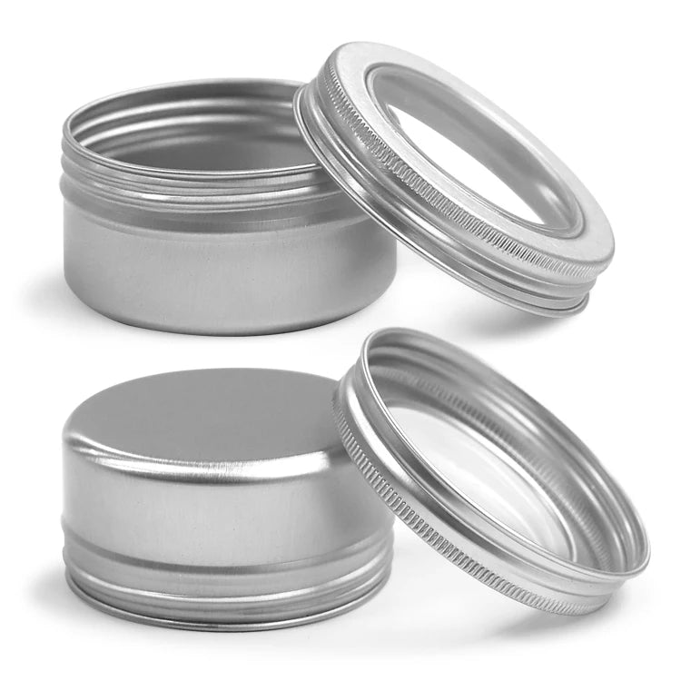 custom aluminum tin wholesale colorful printing metal tins Aluminum metal Jar container tin can