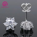 2021new Style Sterling Silver Ear Stud 0.5ct/0.8ct/1ct Moissanite Diamond Earring for Women